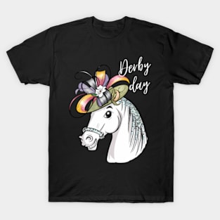 Derby Day 2024 Fascinator Hat Horse Racing T-Shirt